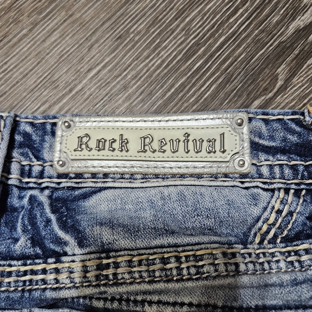 Rock Revival Light Wash Boot Cut Jeans - Picture 6 of 15